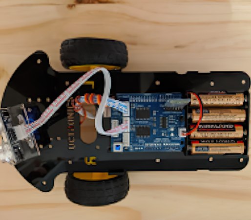 Gloria's first Arduino prototype.