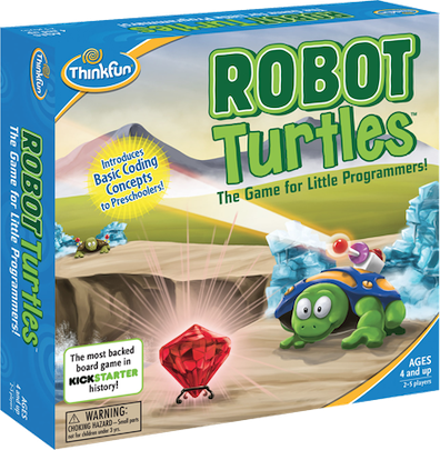 Robot Turtles (Board game teaching programming basics for preschoolers)