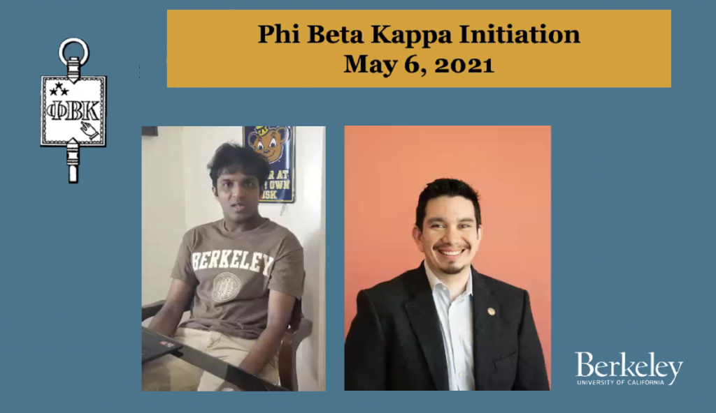 The latest Phi Beta Kappa initiates from RadMad Lab: Nate Tilton and Hari Srinivasan